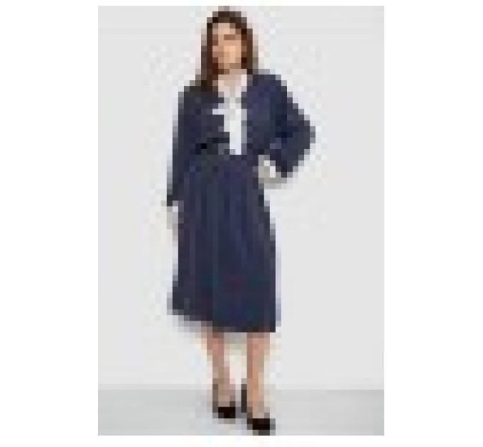 Костюм женский классический в горох, черно-белый, 167R3002