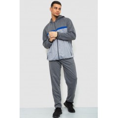 Спорт костюм чоловічий, колір чорно-сірий, 244R9133