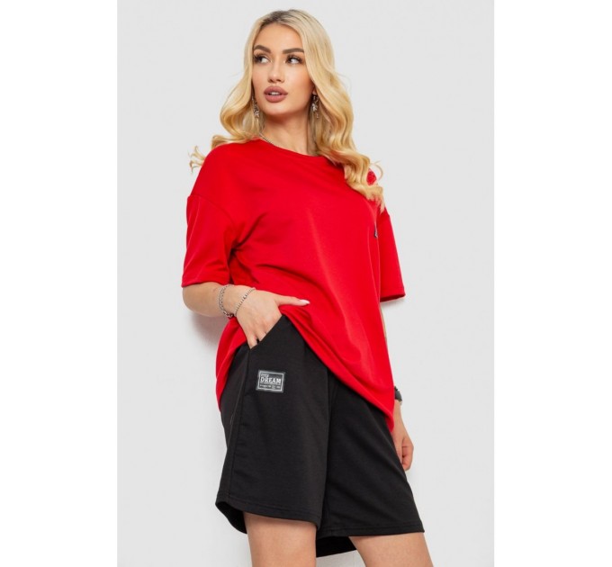 Костюм женский повседневный -уценка, цвет красный, 241R5004-1-U-5