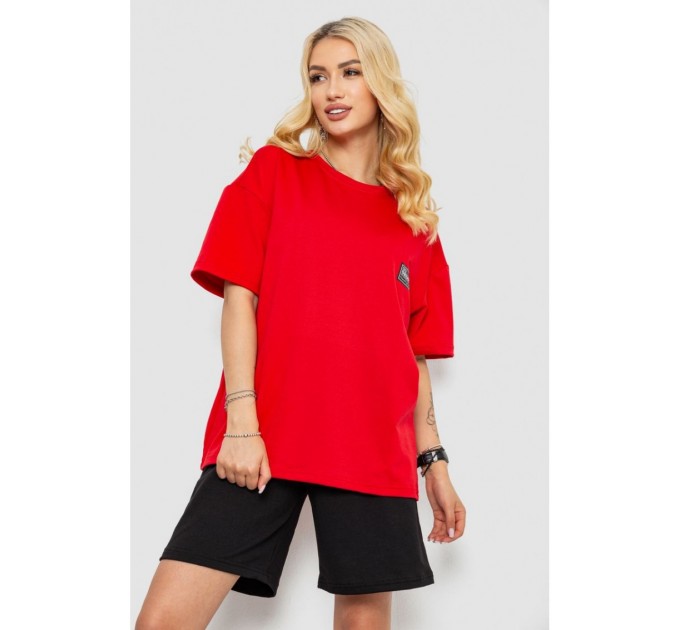 Костюм женский повседневный -уценка, цвет красный, 241R5004-1-U-5