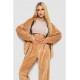 Спортивный костюм женский велюровый, цвет темно-бежевый, 238R107-1 оптом