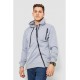Спорт кофта мужская на молнии, цвет светло-серый, 247R700