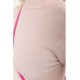 Кофта женская однотонная базовая, цвет светло-розовый, 244R2032.