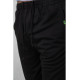 Спорт брюки мужские двунитка, цвет черный, 244R41298