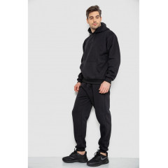 Спорт костюм мужской на флисе, цвет черный, 244R9146