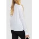 Женская кофта однотонная, цвет белый, 244R2302