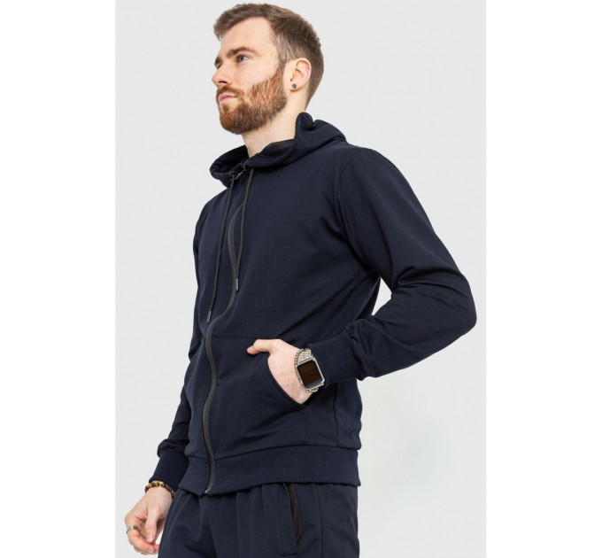 Спорт костюм мужской демисезонный, цвет темно-синий, 241R175