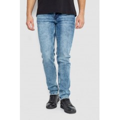Джинсы мужские однотонные -уценка, цвет джинс, 247R6301-1-U-11