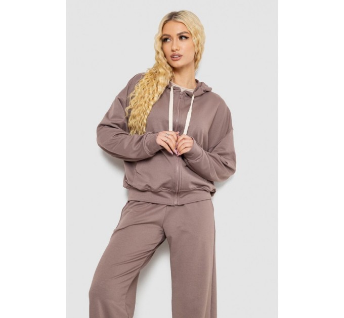 Спортивный костюм женский, цвет мокко, 241R2001-10 оптом