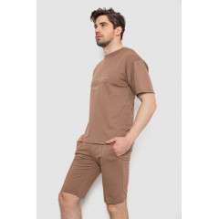 Костюм мужской повседневный, цвет темно-бежевый, 238R1566.