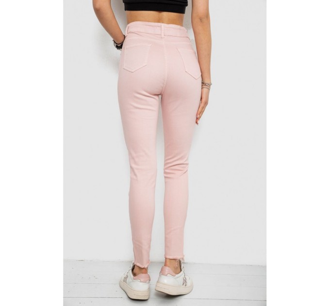 Джинсы женские Slim Fit, цвет пудровый, 182R1171