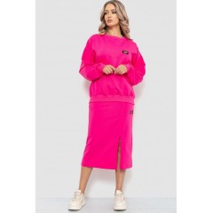 Костюм женский повседневный, цвет бирюзовый, 115R0517.