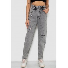 Джинси жіночі Mom-fit, колір сірий, 244R1601S20-LZ