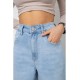 Джинсы женские MOM-уценка, цвет голубой, 255RM578-U-5