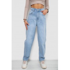 Джинсы женские MOM-уценка, цвет голубой, 255RM578-U-5