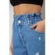 Джинси жіночі Mom-fit, колір блакитний, 244R1573