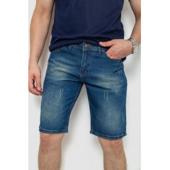 Шорти чоловічі джинсові, колір синій, 244RB004