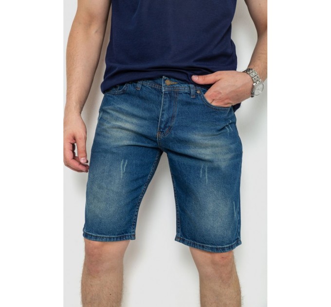Шорти чоловічі джинсові, колір синій, 244RB004