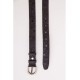 Женский ремень с классической пряжкой, черного цвета, 196RL25S0W103 оптом.