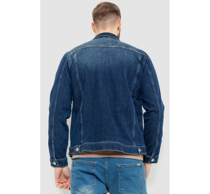 Джинсова куртка чоловіча, колір синій, 157R4607