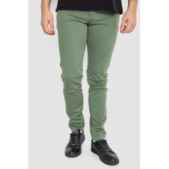 Джинсы мужские однотонные, цвет хаки, 247R6301.