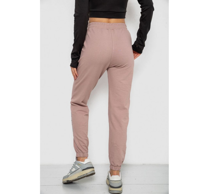 Спортивные брюки женские 238R325, цвет мокко, 238R57673