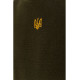 Гольф мужской с вышивкой трезубец, цвет хаки, 161R07