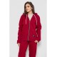 Спортивный женский костюм на флисе, цвет бордовый, 244R1555-1