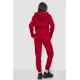 Спортивный женский костюм на флисе, цвет бордовый, 244R1555-1