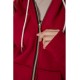 Спортивный женский костюм на флисе, цвет бордовый, 244R1555-1