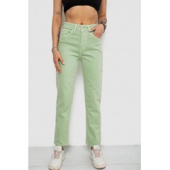 Джинсы женские Mom's, цвет мятный, 182R1139