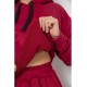 Спортивный костюм женский двунитка, цвет бордовый, 252R500