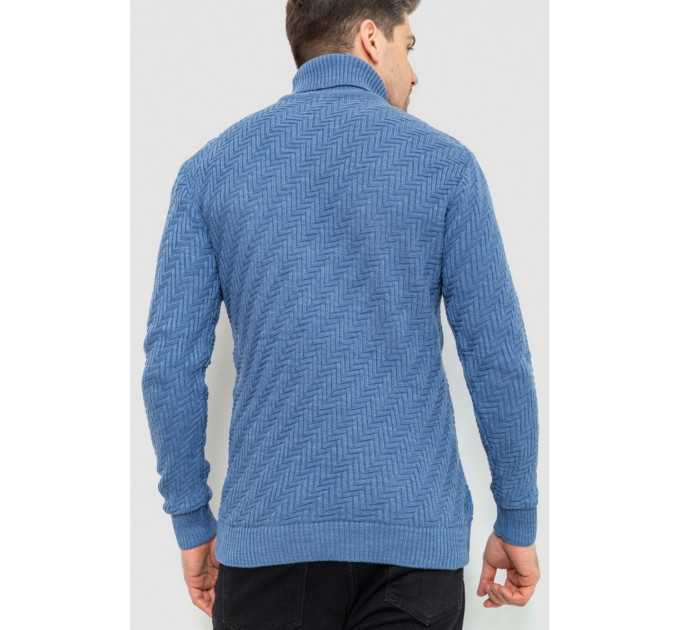 Гольф мужской, цвет джинс, 161R696