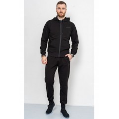 Спорт костюм чоловічий демісезонний, колір чорний, 223R005