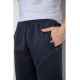 Спортивные брюки мужские на флисе, цвет темно-синий, 244R41003.