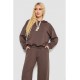 Спортивный костюм женский, цвет шоколадный, 241R2001-11 оптом