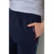 Спорт мужские брюки на флисе, цвет темно-синий, 244R41309