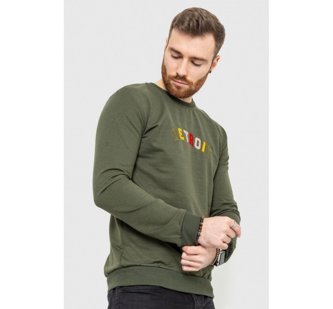 Світшот чоловічий демісезонний, колір хакі, 208R0204