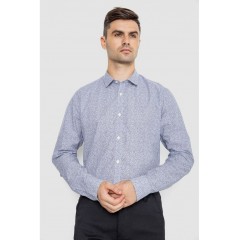 Сорочка чоловіча котонова повсякденна, колір молочно-сірий, 247R420