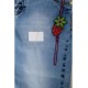 Джинсы для девочек -уценка, цвет голубой, 247R2830-U-7