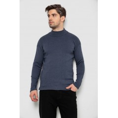 Гольф мужской на флисе -уценка, цвет синий, 238R338-U