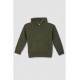 Спортивный костюм детский на флисе, цвет черный, 102R1520