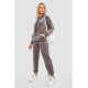 Спорт костюм женский велюровый, цвет мокко, 241R060