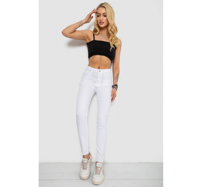 Джинси жіночі Slim Fit, колір білий, 182R1525