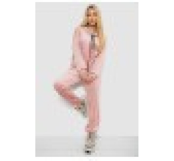 Спортивный костюм женский велюровый, цвет коралловый, 238R107 оптом