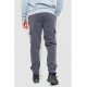 Спорт брюки мужские карго на флисе, цвет темно-серый, 241R0651 оптом