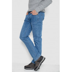 Джинсы мужские на флисе, цвет джинс, 254R2403