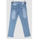 Джинсы для девочек, цвет голубой, 247R10048