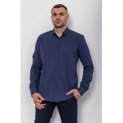 Сорочка чоловіча класична, колір синій, 244R4686