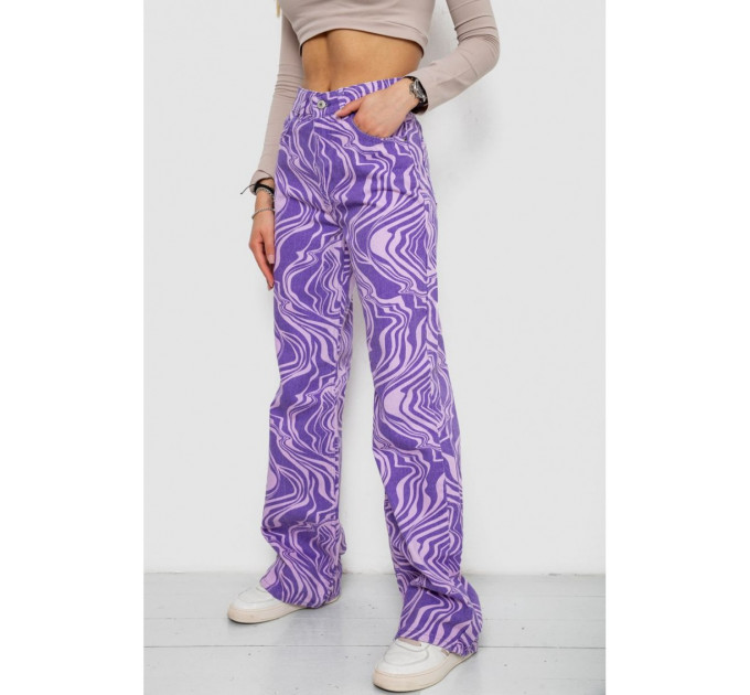 Джинсы женские, цвет сиреневый, 250R1145
